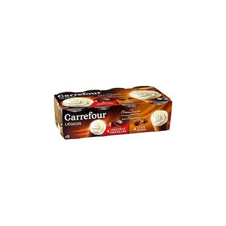8X100G Liegeois Choco/Cafe Crf