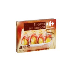 750G 4 Endives Au Jambon Crf