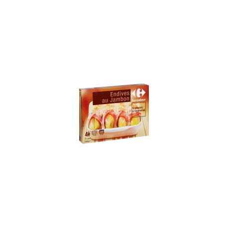 750G 4 Endives Au Jambon Crf