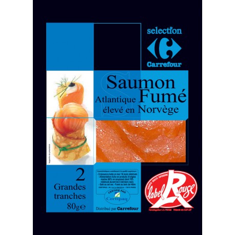 80G 2Tr.Saumon Fum.Lr.Norv.Crf