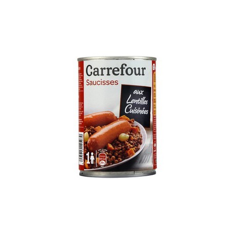 1/2 Saucisse Lentilles Crf