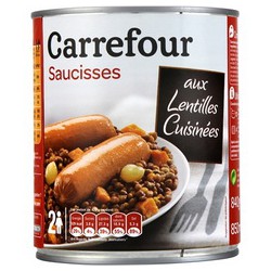4/4 Saucisse Lentil.Cuisin.Crf