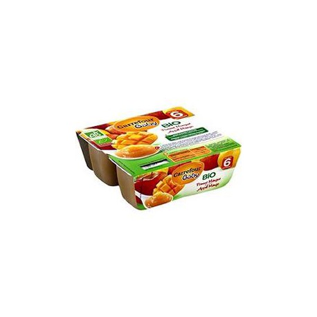4X100G Compot.Pom/Mang.Crf Bio