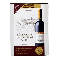 5L Vin de pays Oc Cab.Sauv.Rg H.Carill