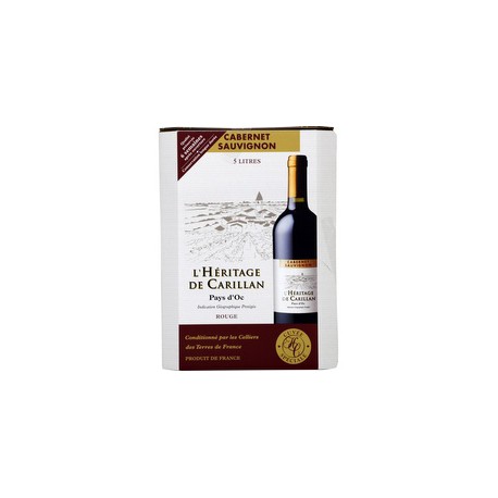 5L Vin de pays Oc Cab.Sauv.Rg H.Carill