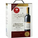 5Lbib Vin De Pays Oc Rouge Merlot H.Carillan