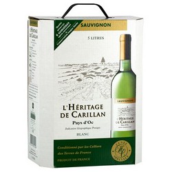 5L Bib Vin De Pays Oc Sauvignon Haut Carillan
