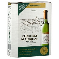 3Lbib Vin De Pays Oc Chardonnay Haut Carillan