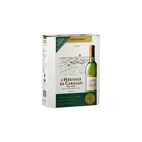 3Lbib Vin De Pays Oc Chardonnay Haut Carillan