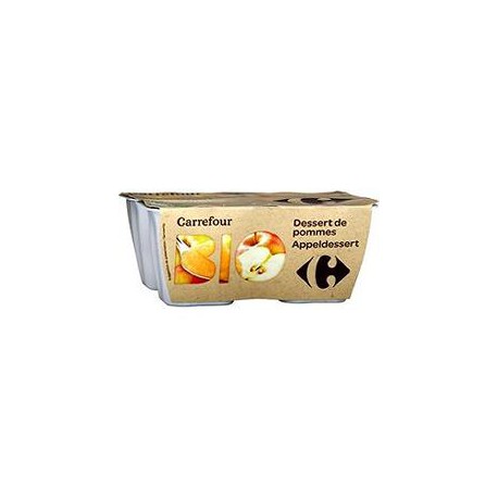 4X100G Dess.Frt Pomme Crf Bio