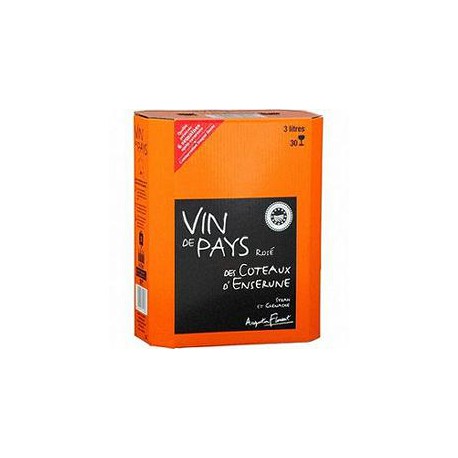 3L Bib Vin De Pays Coteaux D Enserune Rose Syrah Grenache