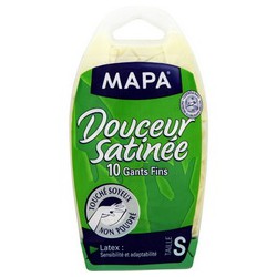 Mapa Gants Douc Satinee X10 S