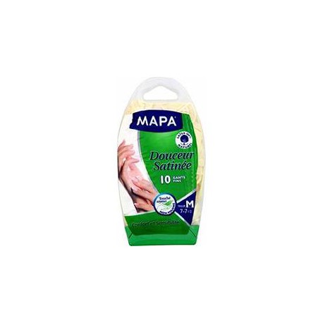 Mapa Gants Douc Satinee X10 M