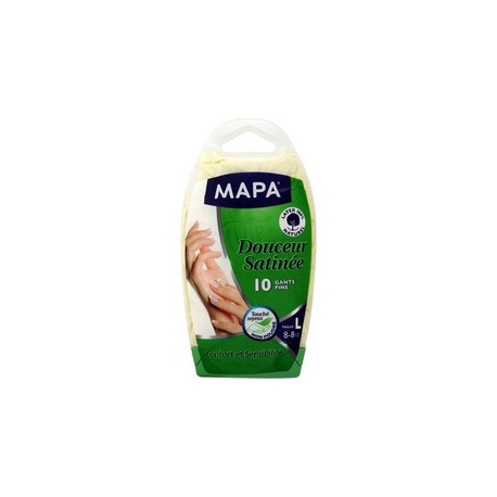 Mapa Gants Douc Satinee X10 L