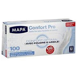 Bte Distributeur 100 Gants Fins Latex Naturel M Mapa