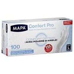 Bte Distributeur 100 Gants Fins Latex Naturel L Mapa