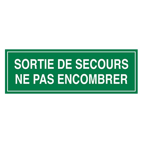 2 Adhesifs Sortie Secours Npe