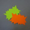 100 Eclats Fluo Jne/Orang 12Cm