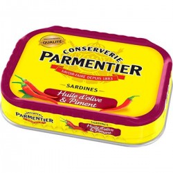 Parmentier Sardines Piment Et Aromates Parmentier Boîte 1/6 135G