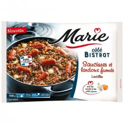 900G Saucisses Lentilles Marie