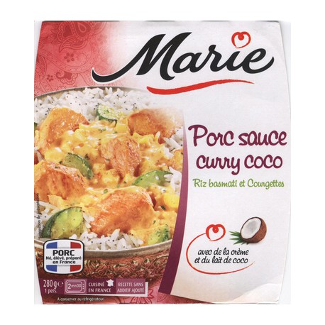 Marie Porc Curry Coco 280G