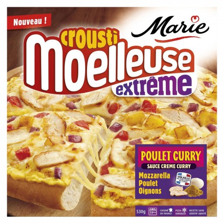 Pizza Cme Poulet Curry Marie 5