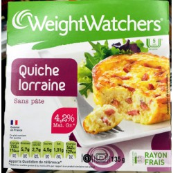 135G Quiche Lorraine Au Fromage Frais Sans Pate Weight Watch