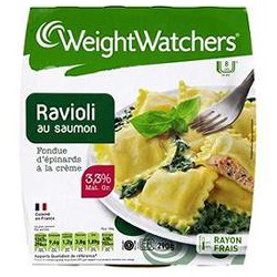 290G Ravioli Au Saumon Fondue D Epinards A La Creme Weight W