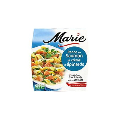 280G Penne Saumon Creme Epinard Marie
