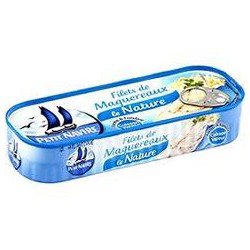 Filets De Maquereaux Vapeur Nature Petit Navire 110G