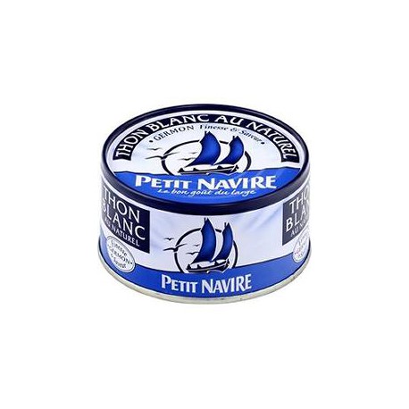 Petit Navire Thon Blanc Nature Boite 1/4