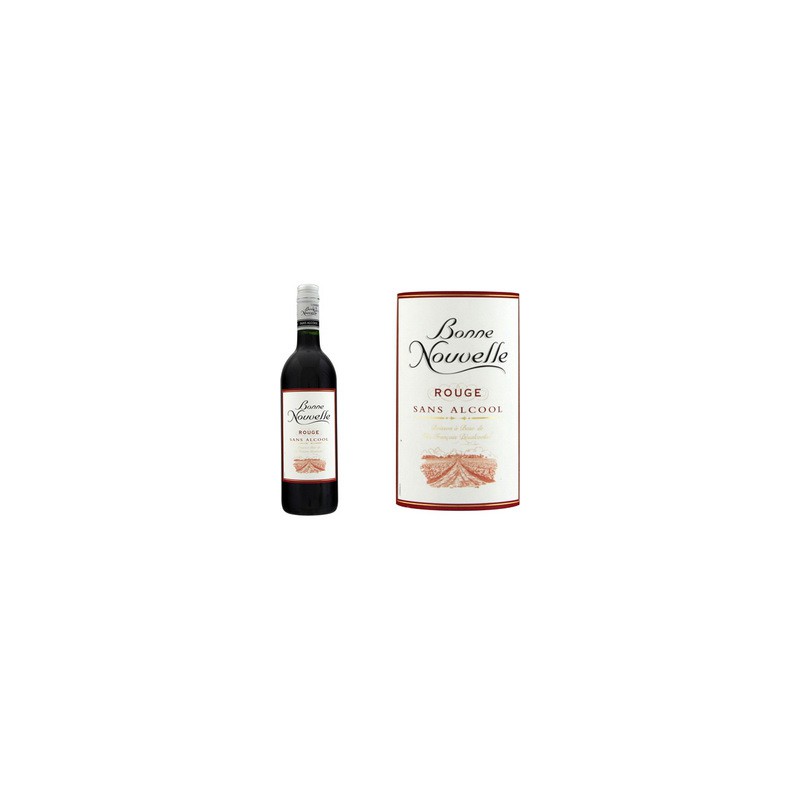 Vin Sans Alcool Rouge 0% 75 Cl - DRH MARKET Sarl