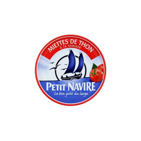 Petit Navire Miettes Thon Tomate Boite 1/4