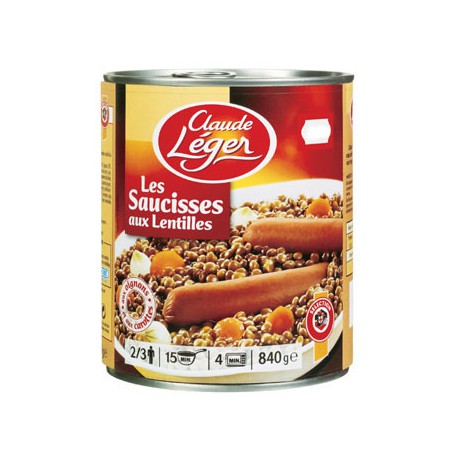 C.Leger Saucis. Lentilles 840G