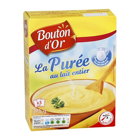 Bouton D Or Puree Lait 375G