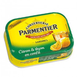 135G Sardine Confite Citron/Thym Parmentier