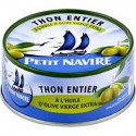 Petit Navire Thon À L'Huile D'Olive La Boite De 112 G Net Égoutté