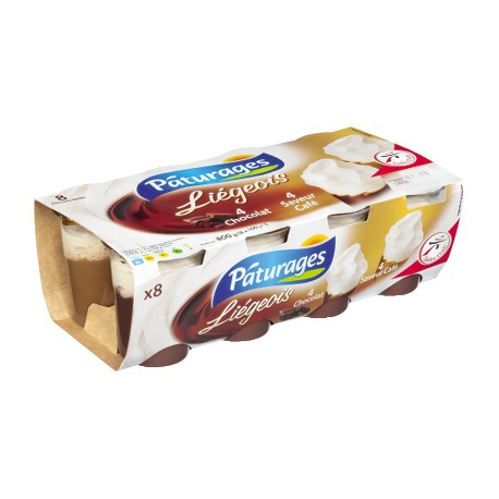 Pat Liegeois Choco/Cafe 8X100G