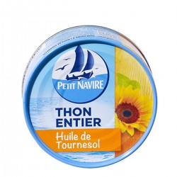 1/5 Thon Entier Huile Tournesol Petit Navire