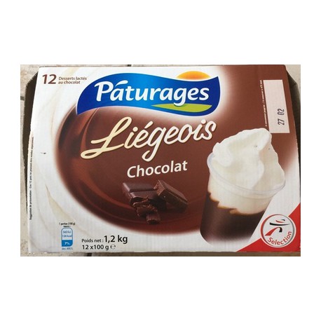 Pat Liegeois Chocolat 12X100G
