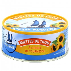 1/5 Thon Miettes Huile Tournesol Petit Navire