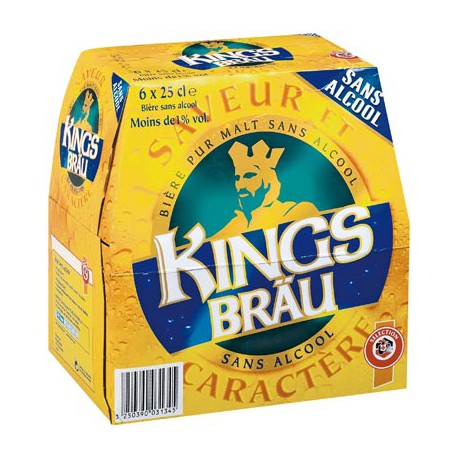 Kingsbrau Biere S/Alc6X25Clbtl
