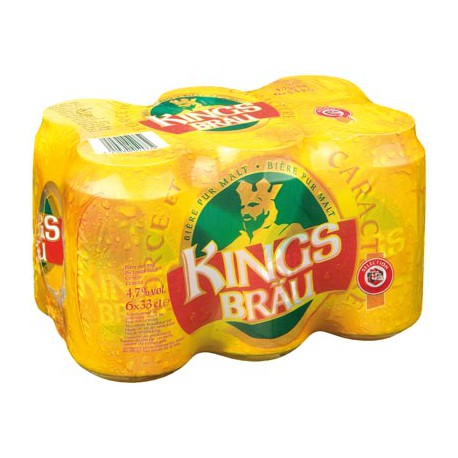 Kingsbrau Biere Boites 6X33 Cl