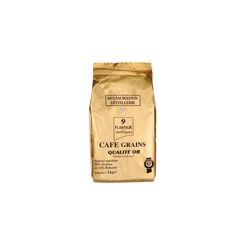 Café grains qualité or - Planteur des Tropiques - 1 kg