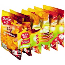 Bouton D Or Chips Aroma. 6X30G