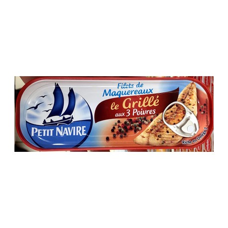 Bte 110G Filets De Maquereaux 3 Poivres Petit Navire