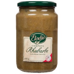 Elodie Compote Rhubarbe 600G