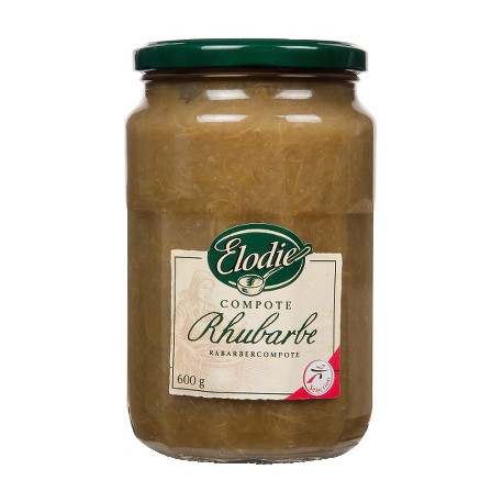 Elodie Compote Rhubarbe 600G
