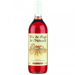Vin de pays Herault Rose 75Cl