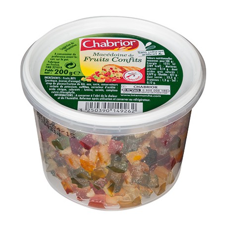 Chabr Macedoine Fr.Confit200G